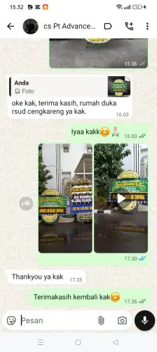 Testimonial Papan Bunga Pernikahan ranggon