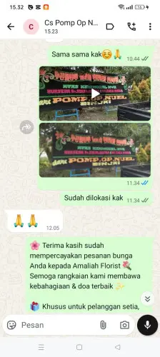 Testimonial Papan Bunga ranggon